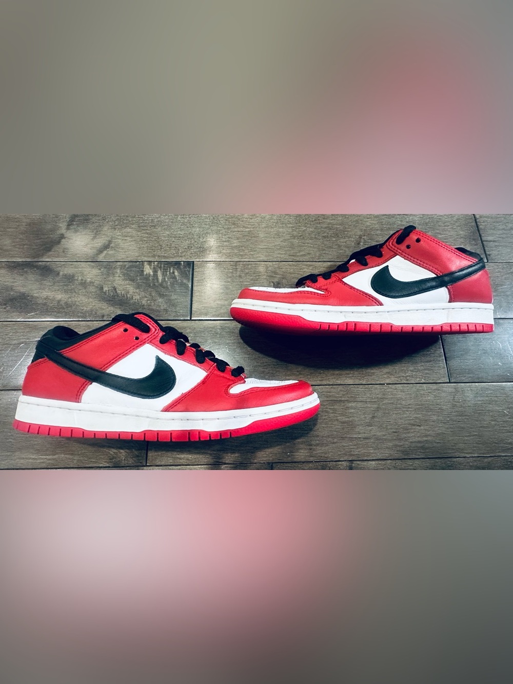 Nike Men’s Sz 8/Women’s Sz 10 Low Dunk SB ‘J-Pack Chicago’ Sneakers